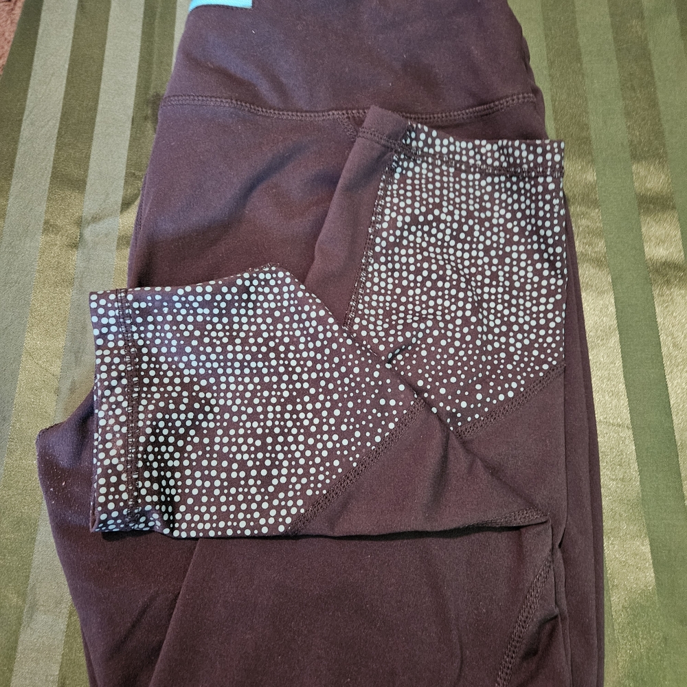 Tangerine Women's Capris - Teal And Gray